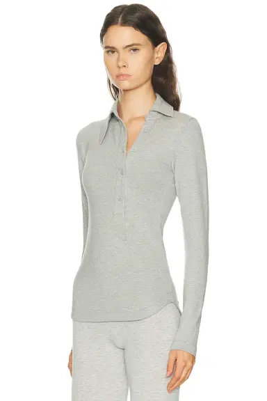 The Attico Long Sleeve Lapel Top | Thumbnail 5 The Attico Long Sleeve Lapel Top | Thumbnail 5