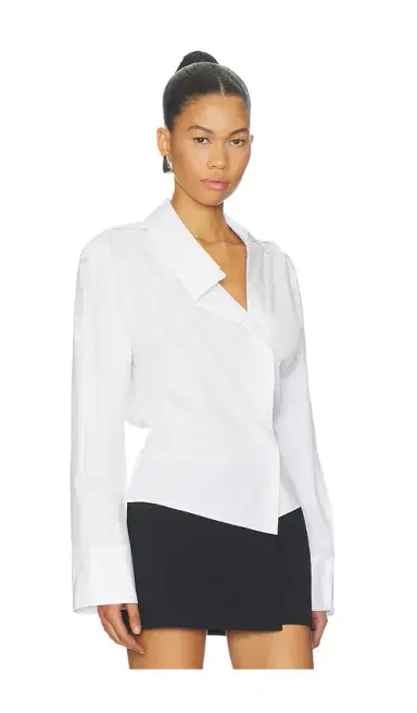 The Attico Asymmetrical Shirt | Thumbnail 2 The Attico Asymmetrical Shirt | Thumbnail 2