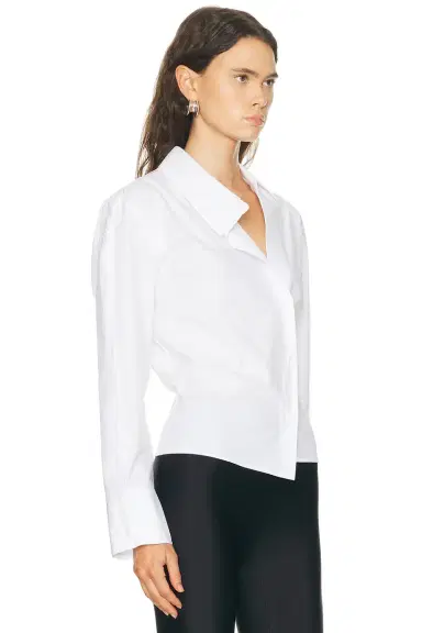 The Attico Asymmetrical Shirt | Thumbnail 4 The Attico Asymmetrical Shirt | Thumbnail 4