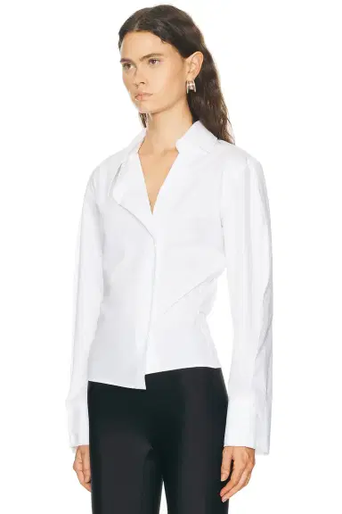 The Attico Asymmetrical Shirt | Thumbnail 5 The Attico Asymmetrical Shirt | Thumbnail 5