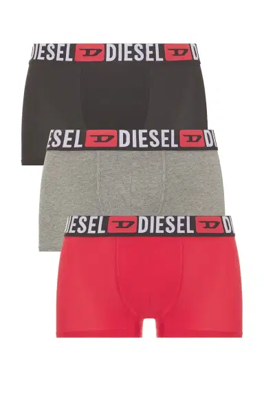Diesel Three-Pack All Over Logo Waist Boxers | Thumbnail 3