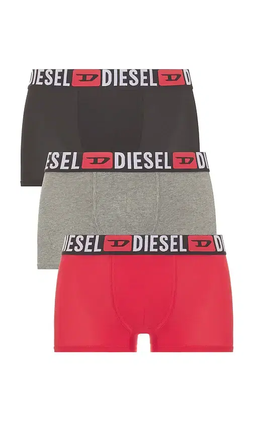 Three-Pack All Over Logo Waist Boxers