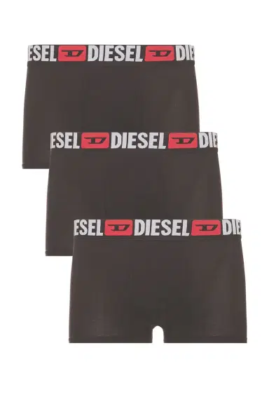 Diesel Three-Pack All Over Logo Waist Boxers | Thumbnail 3