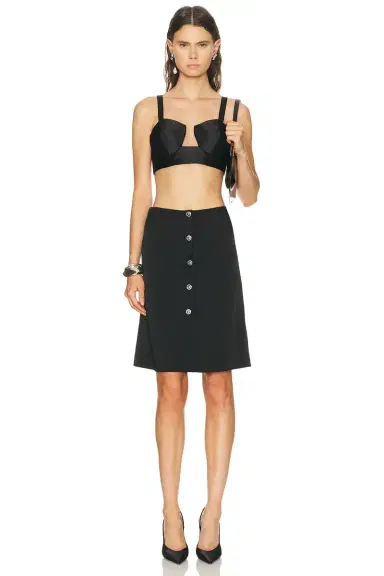 Versace Satin Mini Skirt | Thumbnail 5 Versace Satin Mini Skirt | Thumbnail 5