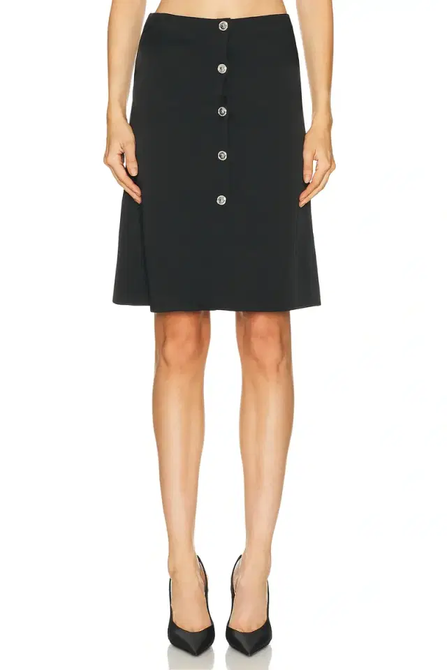 VERSACE Satin Mini Skirt