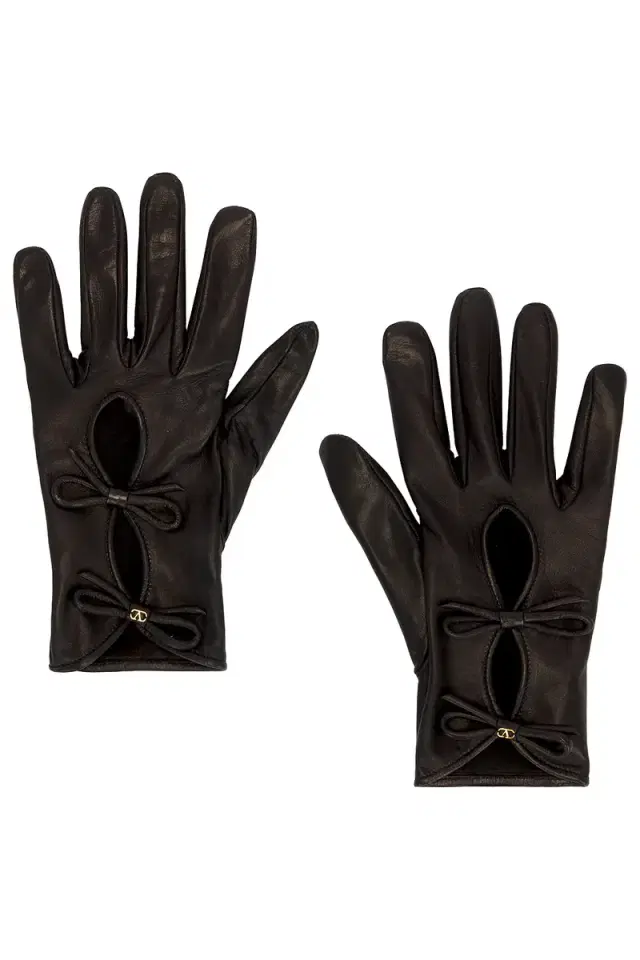 Valentino Garavani V Logo Nappa Gloves