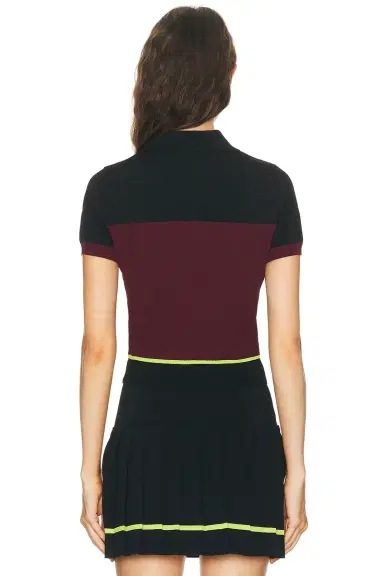 Casablanca Striped Polo Shirt | Thumbnail 3 Casablanca Striped Polo Shirt | Thumbnail 3