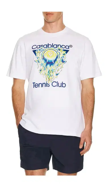 Casablanca Tennis Club Icon Classic T-Shirt | Thumbnail 1