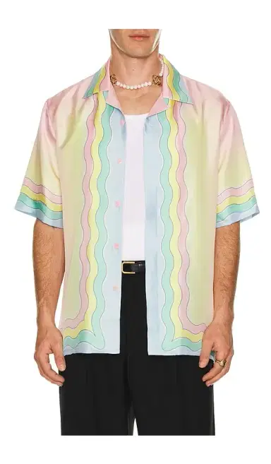 Casablanca For The Love Of Dance Cuban Collar Shirt | Thumbnail 2