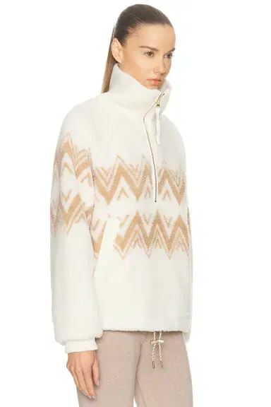 Varley Hendrik Half Zip Sherpa Sweatshirt | Thumbnail 2 Varley Hendrik Half Zip Sherpa Sweatshirt | Thumbnail 2
