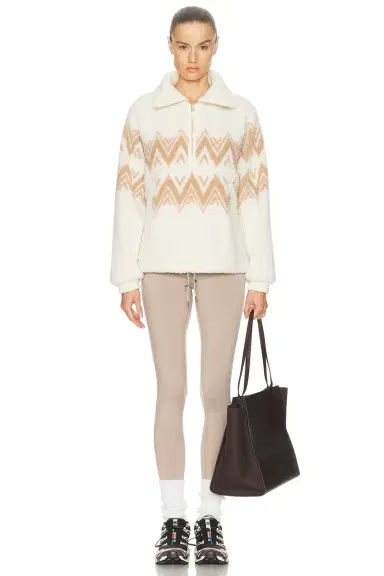 Varley Hendrik Half Zip Sherpa Sweatshirt | Thumbnail 4 Varley Hendrik Half Zip Sherpa Sweatshirt | Thumbnail 4