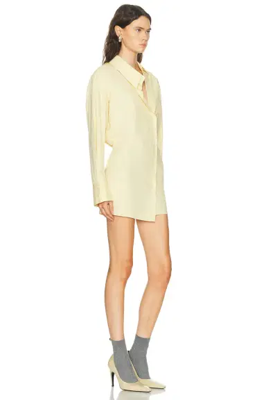 The Attico Asymmetrical Shirt Mini Dress | Thumbnail 4 The Attico Asymmetrical Shirt Mini Dress | Thumbnail 4
