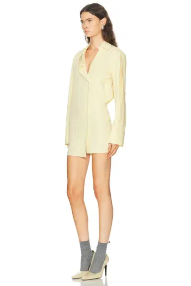 The Attico Asymmetrical Shirt Mini Dress | Thumbnail 5 The Attico Asymmetrical Shirt Mini Dress | Thumbnail 5