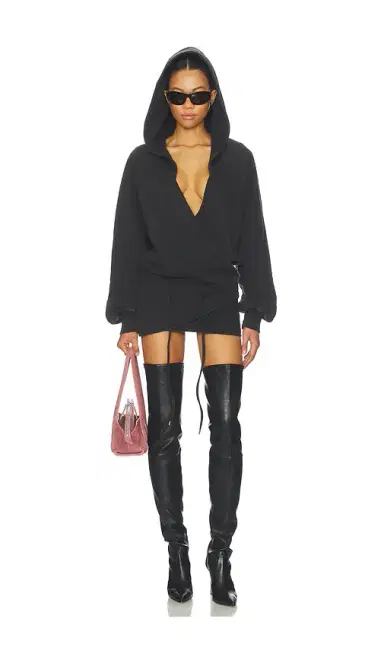 The Attico Hoodie Mini Dress | Thumbnail 2 The Attico Hoodie Mini Dress | Thumbnail 2
