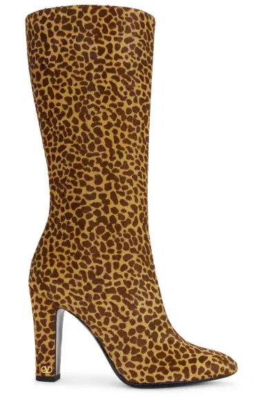 Valentino Garavani St. Mini Animalier Hair Calf 100 Boot | Thumbnail 1