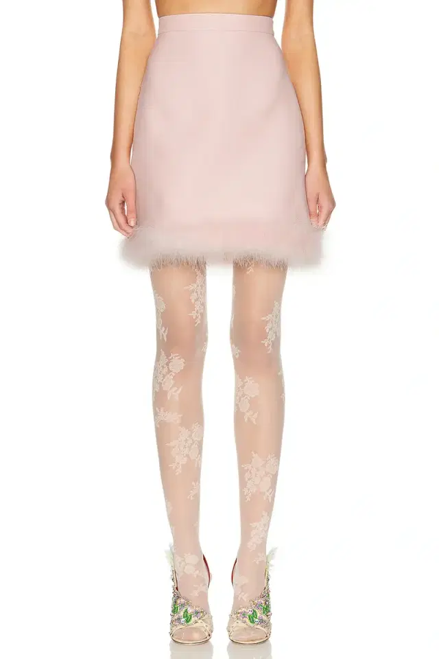 Valentino Feather Skirt