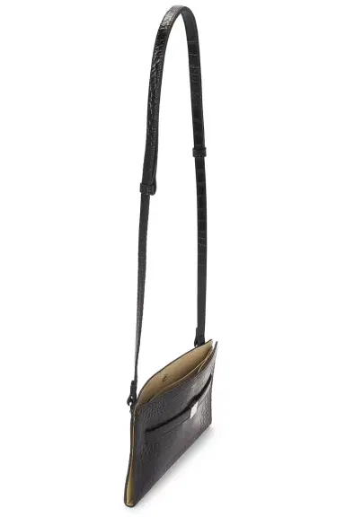 TOTEME Belted Croco Embossed Crossbody Bag | Thumbnail 4 TOTEME Belted Croco Embossed Crossbody Bag | Thumbnail 4