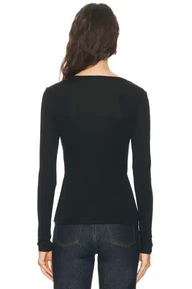 FLORE FLORE Olivia Long Sleeve Top | Thumbnail 3