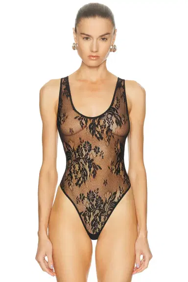 Wardrobe.NYC Evening Lace Tank Bodysuit | Thumbnail 2 Wardrobe.NYC Evening Lace Tank Bodysuit | Thumbnail 2