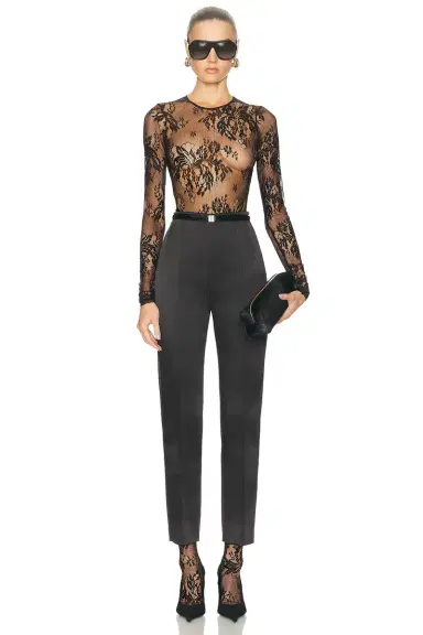 Wardrobe.NYC Evening Lace Bodysuit | Thumbnail 5 Wardrobe.NYC Evening Lace Bodysuit | Thumbnail 5