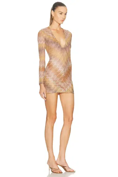 Missoni Long Sleeve Short Dress | Thumbnail 2