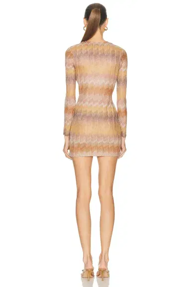 Missoni Long Sleeve Short Dress | Thumbnail 3