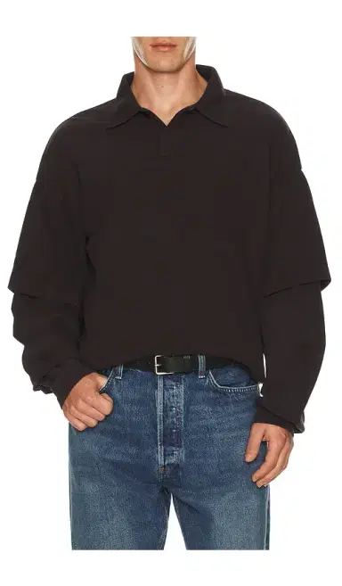 AGOLDE Curren Doublesleeve Polo | Thumbnail 1