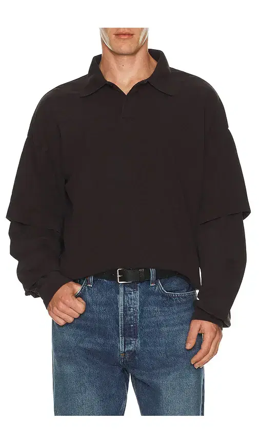 AGOLDE Curren Doublesleeve Polo
