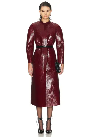 Tom Ford Leather Duchesse Biker Coat | Thumbnail 1 Tom Ford Leather Duchesse Biker Coat | Thumbnail 1