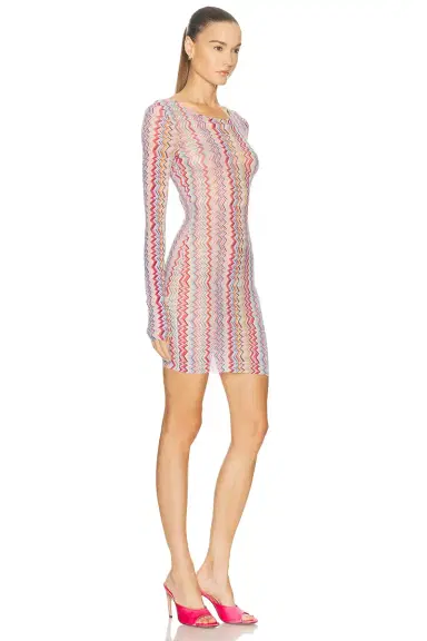 Missoni Viscose Lamé Mini Dress | Thumbnail 2