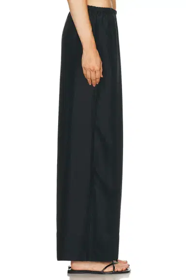 St. Agni Silk Grid Relaxed Pant | Thumbnail 3