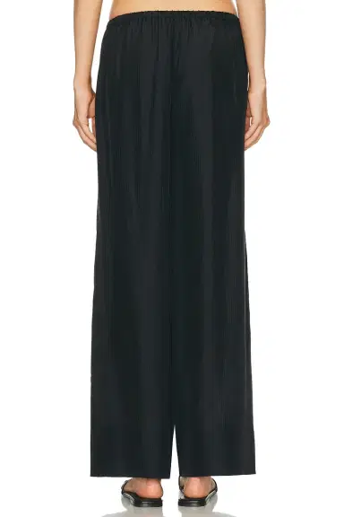 St. Agni Silk Grid Relaxed Pant | Thumbnail 4
