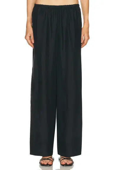 St. Agni Silk Grid Relaxed Pant | Thumbnail 1