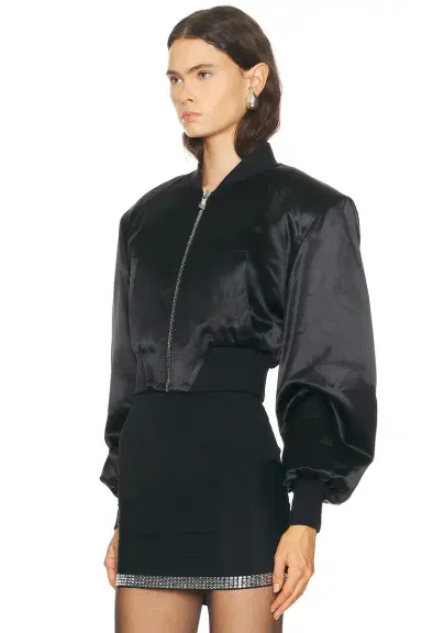 The Attico Cropped Bomber Jacket | Thumbnail 2 The Attico Cropped Bomber Jacket | Thumbnail 2