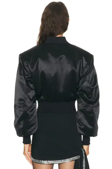 The Attico Cropped Bomber Jacket | Thumbnail 3 The Attico Cropped Bomber Jacket | Thumbnail 3