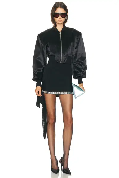 The Attico Cropped Bomber Jacket | Thumbnail 4 The Attico Cropped Bomber Jacket | Thumbnail 4