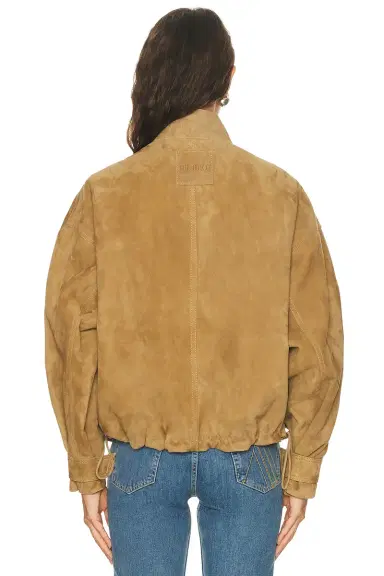 THE ATTICO Suede Bomber Jacket | Thumbnail 5 THE ATTICO Suede Bomber Jacket | Thumbnail 5