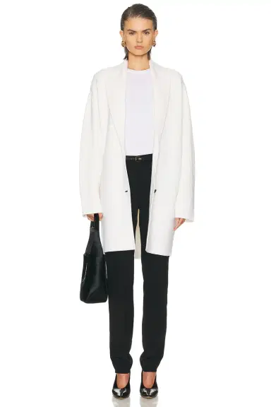 TOTEME Shawl Lapel Robe Cardigan | Thumbnail 1 TOTEME Shawl Lapel Robe Cardigan | Thumbnail 1
