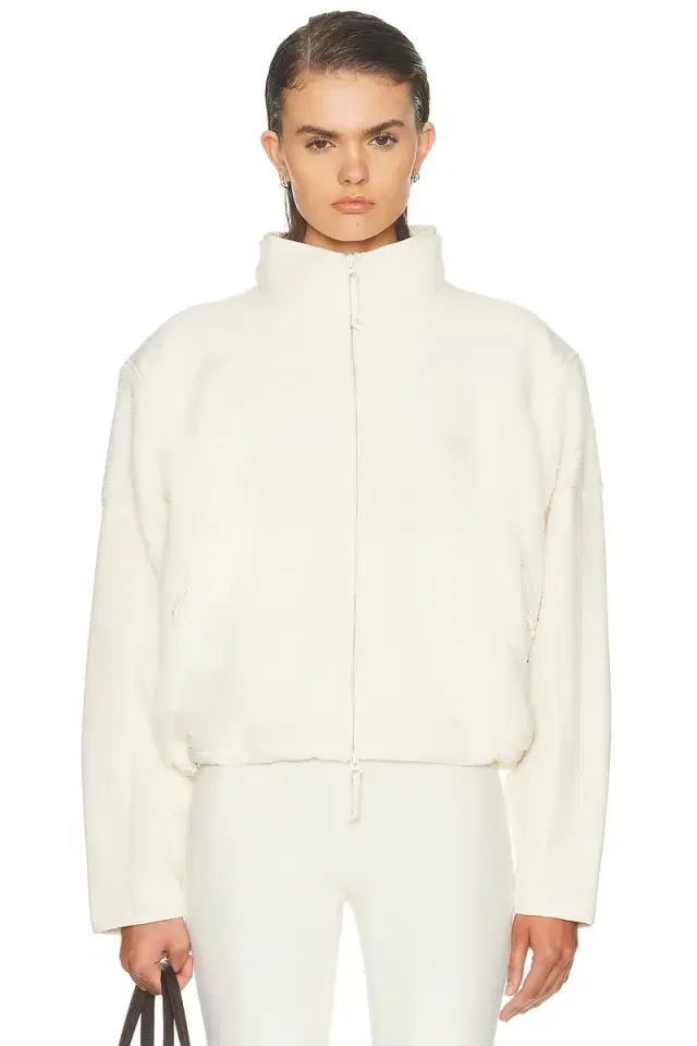 SKIMS Ski Teddy Boxy Zip Up Jacket