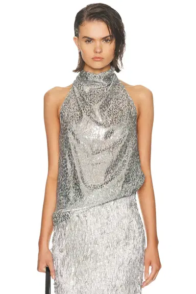 Stella McCartney Fil Coupe Alterneck Top | Thumbnail 1