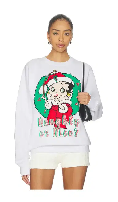 Philcos Betty Boop Naughty Sweatshirt | Thumbnail 1