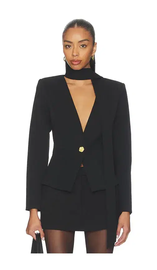 Romy Tie Neck Blazer