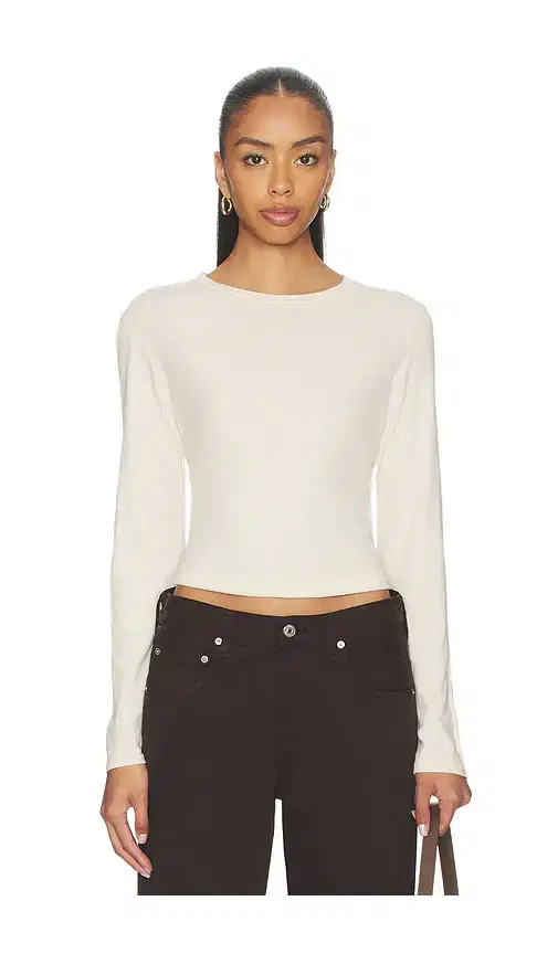 perfectwhitetee Jamie Recycled Cotton Long Sleeve