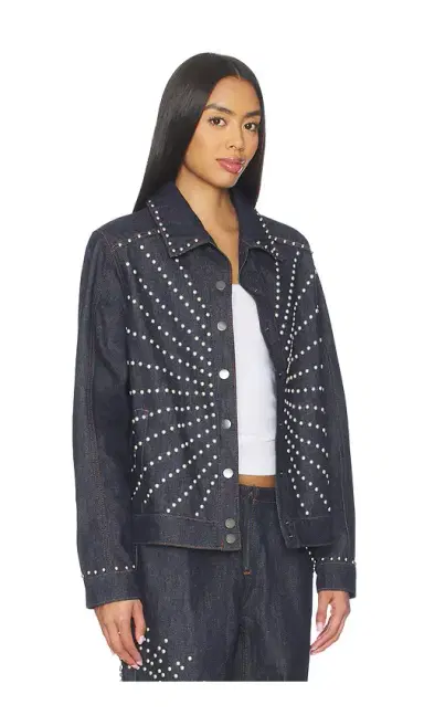 Understated Leather Sunburst Jacket | Thumbnail 2