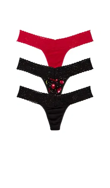 Hanky Panky 3 Low Rise Thongs | Thumbnail 1