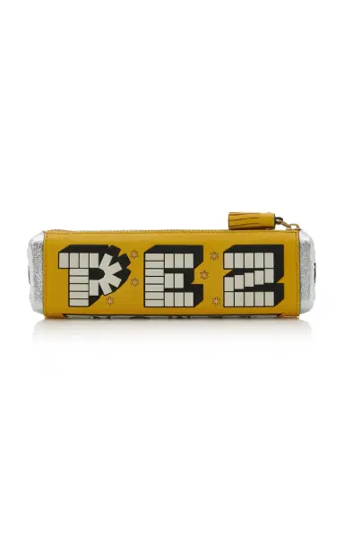 Anya Hindmarch Pencil Case - Yellow | Thumbnail 2 Anya Hindmarch Pencil Case - Yellow | Thumbnail 2