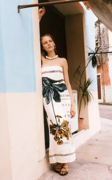 Erdem Floral-Printed Midi Cocktail Dress | Thumbnail 2