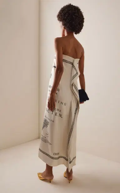Erdem Floral-Printed Midi Cocktail Dress | Thumbnail 6
