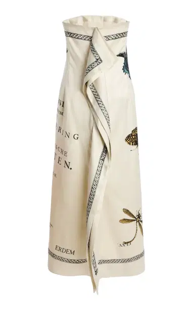 Erdem Floral-Printed Midi Cocktail Dress | Thumbnail 7
