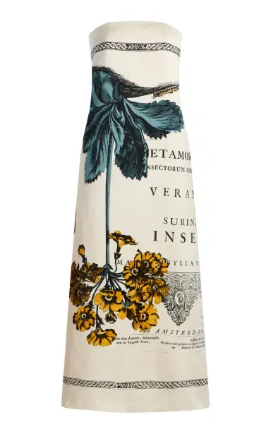 Erdem Floral-Printed Midi Cocktail Dress | Thumbnail 1